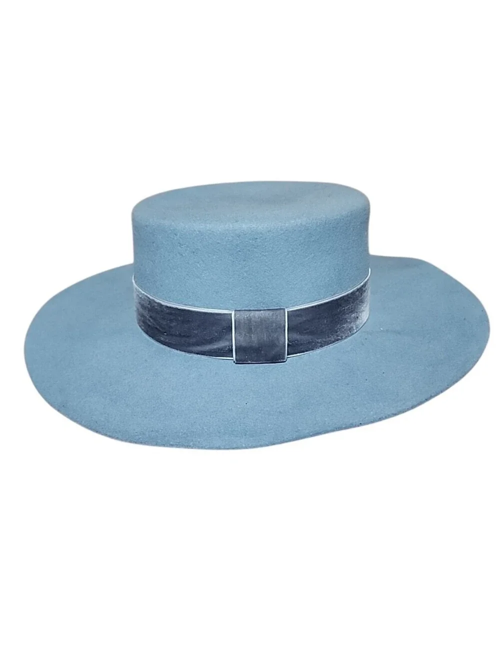 Akira Bella  Senorita Brim Baby Blue Hat. Nwt